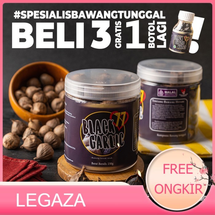 

Bang Putih Hitam Tunggal - BLACK GARLIC Herbal - Legaza