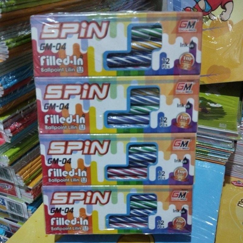 

pen ulir pen spiral pen 1000an gm spin per gros 12 lsn(144pcs)