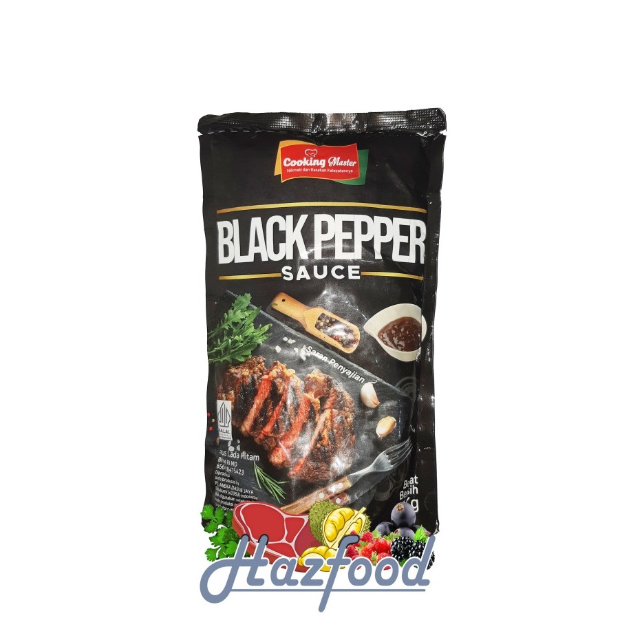 

Blackpepper Sauce Cooking Master 1 Kg | Saus Lada Hitam