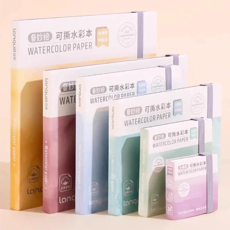 

100% Cotton Mini Tearable Watercolor Paper Book Journal Drawing Notebook 300g Art Student Drawing Paper Sketchbook Painting Book