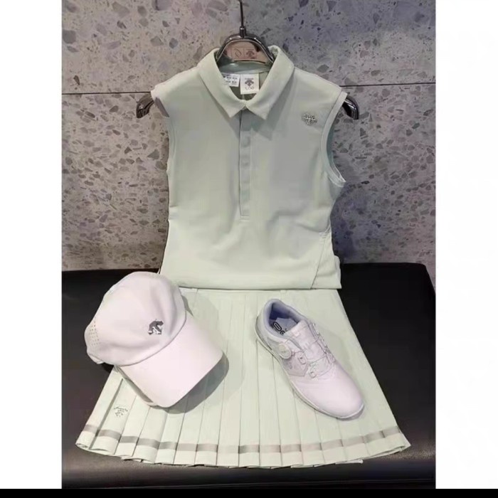 sleeveless polo ladies rok skort set golf tennis outfit set