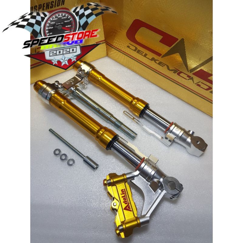 shock depan mx king up side down mx king kaliper adelin mono paketan