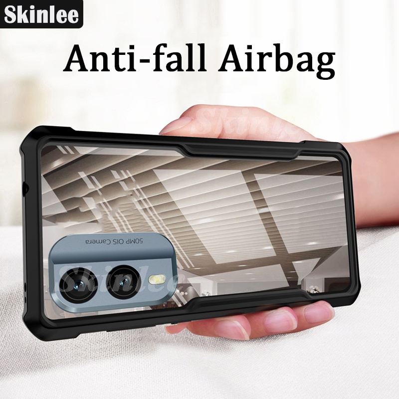 For Nokia X30 casing case Transparent Clear Armor Softcasing case Airbag Shockproof Phone Cover for 