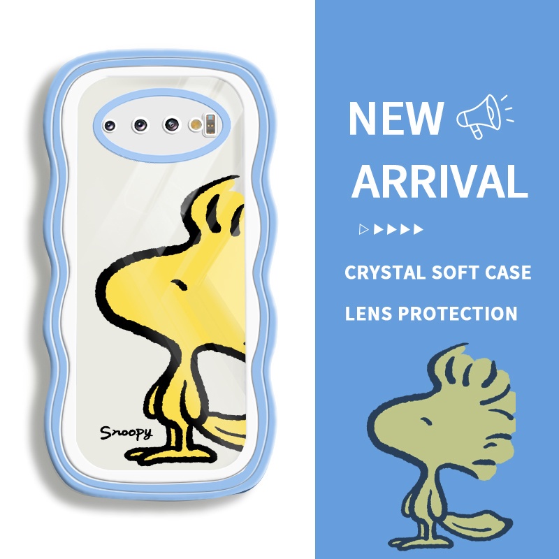 Case For Samsung Galaxy S10 Plus S10 4G S8 Plus S9 S9 Plus   Salju Kuning Smiling Snoopy Lembut Silk
