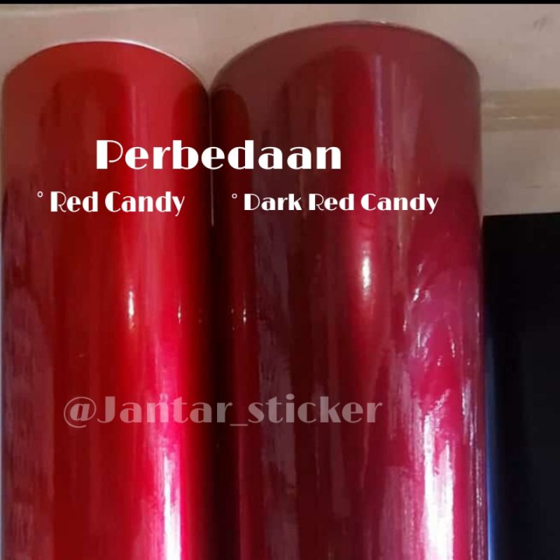 Sticker Scotlite Merah Tua Mettalik Candy Scotlite Dark Red Candy Skotlet Motor Vario Merah Tua Cand