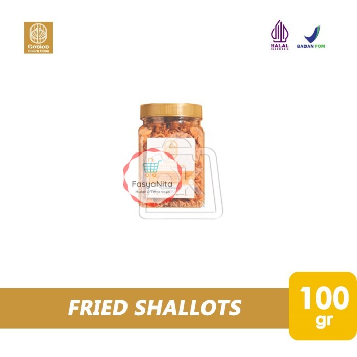 

Bawang Merah Goreng GONION Premium / Fried Shallotts (Toples 100g) - FasyAnita Mart Denpasar