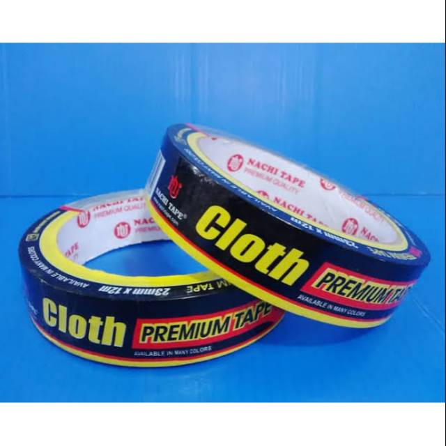 Linen Tape / Cloth Tape Hitam NACHI 23mm x 12 mtr
