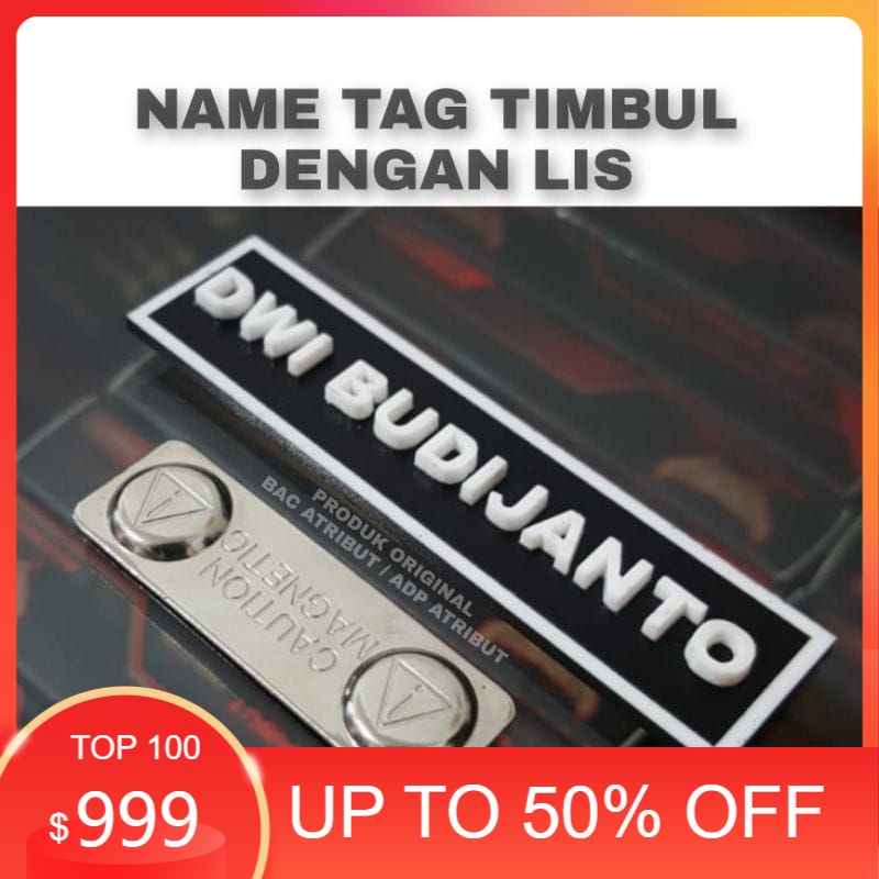 

eka Name TagTimbul-Papan Nama Timbul Exclusive asesoris