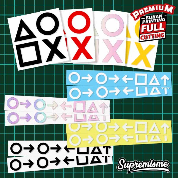 Stiker Game Cheat GTA PS 2 / Sticker Logo Playstation / Stiker Game Cheat GTA Playstation Player / S