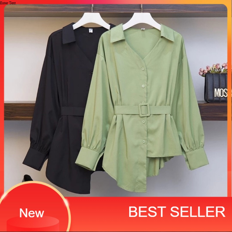 Starla Blouse - Ukuran S M L XL XXL XXXL XXXXL 2XL 3XL 4XL 2L 3L 4L 5L Kemeja Kerja Big Size - Kemej
