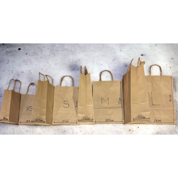 

Paper Bag Coklat Polos Kantong Kertas Brown Craft 125 Gsm Tas Cokelat NF
