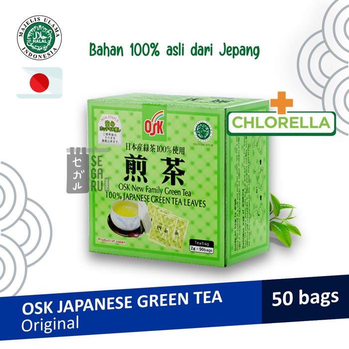 

✨PROMO✨ -OSK Japanese Green Tea | Teh Hijau Jepang Halal (50 Sachet) -