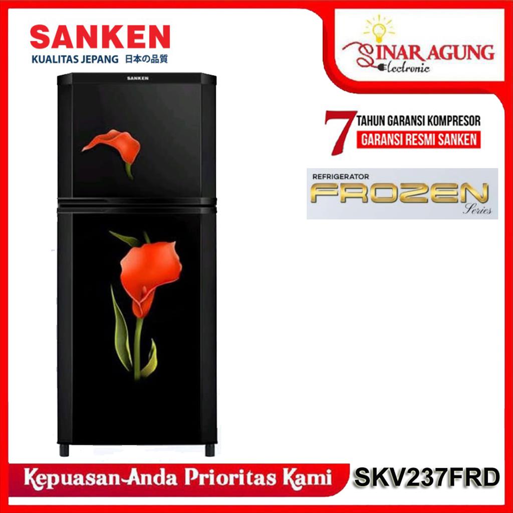 [COD] KULKAS / LEMARI ES SANKEN SKV237FRD / SKV237 / SKV-237 (1 PINTU / 230 LITER) GARANSI RESMI