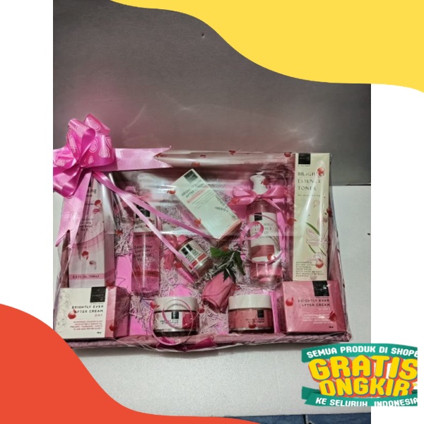 PAKET SCARLETT BOX BOK SESERAHAN KADO ULANGTAHUN PERNIKAHAN HANTARAN/ Grey abu