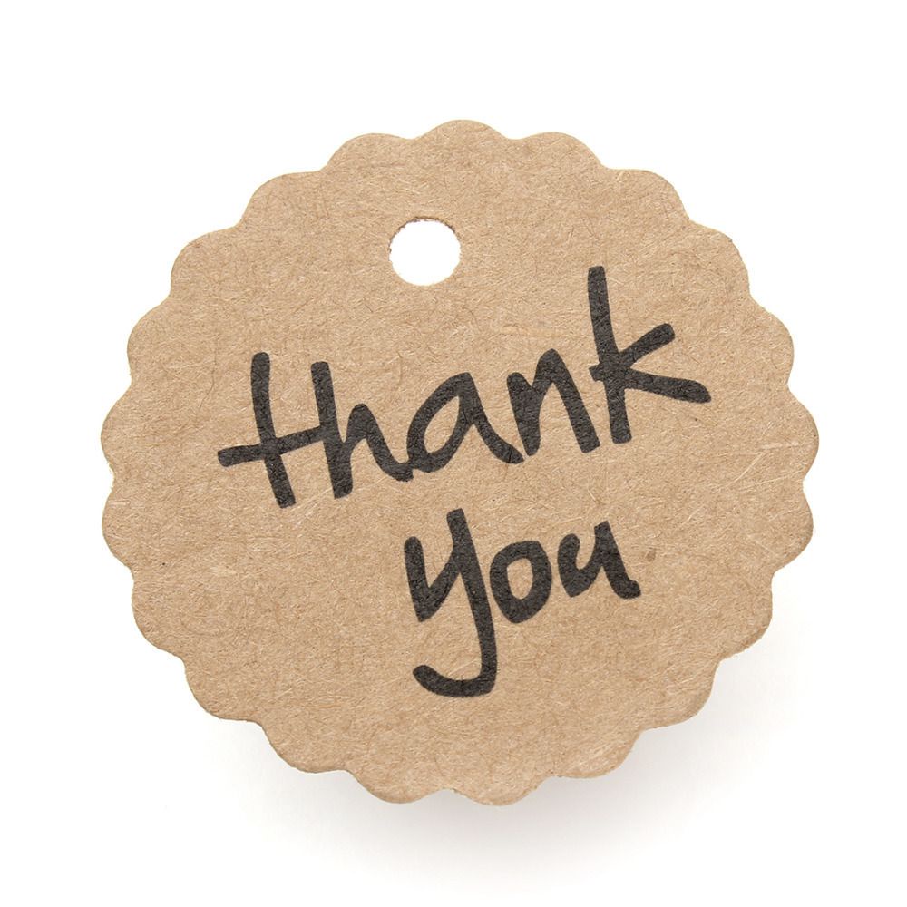 

48 PCS THANK YOU TAG CRAFT CUTTING