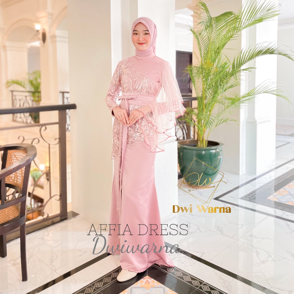 PROMO gamis Affia Dress terbaru 2023