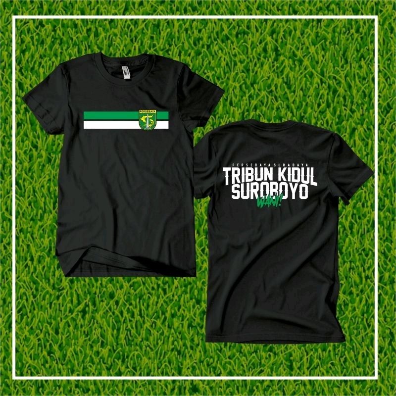 T-shrit Kaos Tribun kidul Persebaya // Baju Suporter Peesebaya Tribun Kidul Bonek mania // Code 02