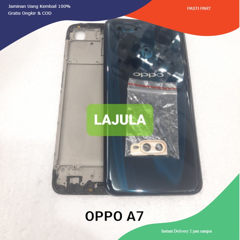 kesing housing casing full set oppo a7 frame + kesing