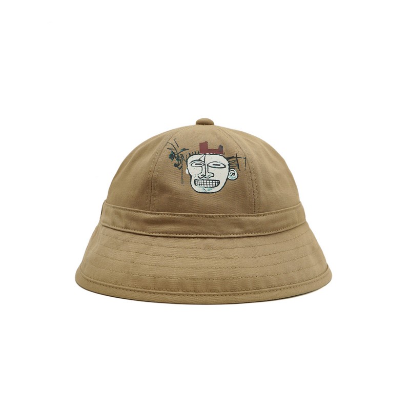 3Second x BASQUIAT Topi Bucket Hat Math Cream 030823