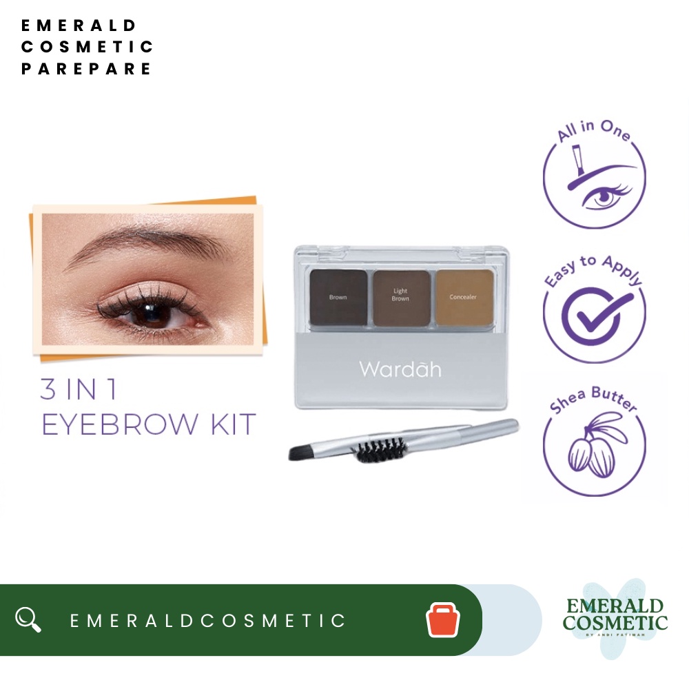 WARDAH EyeXpert Eyebrow Kit (Eyebrow Powder)