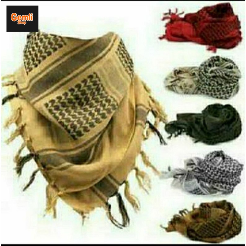 [Gemli]sorban tactical syal bandana selendang shemag salt tactical