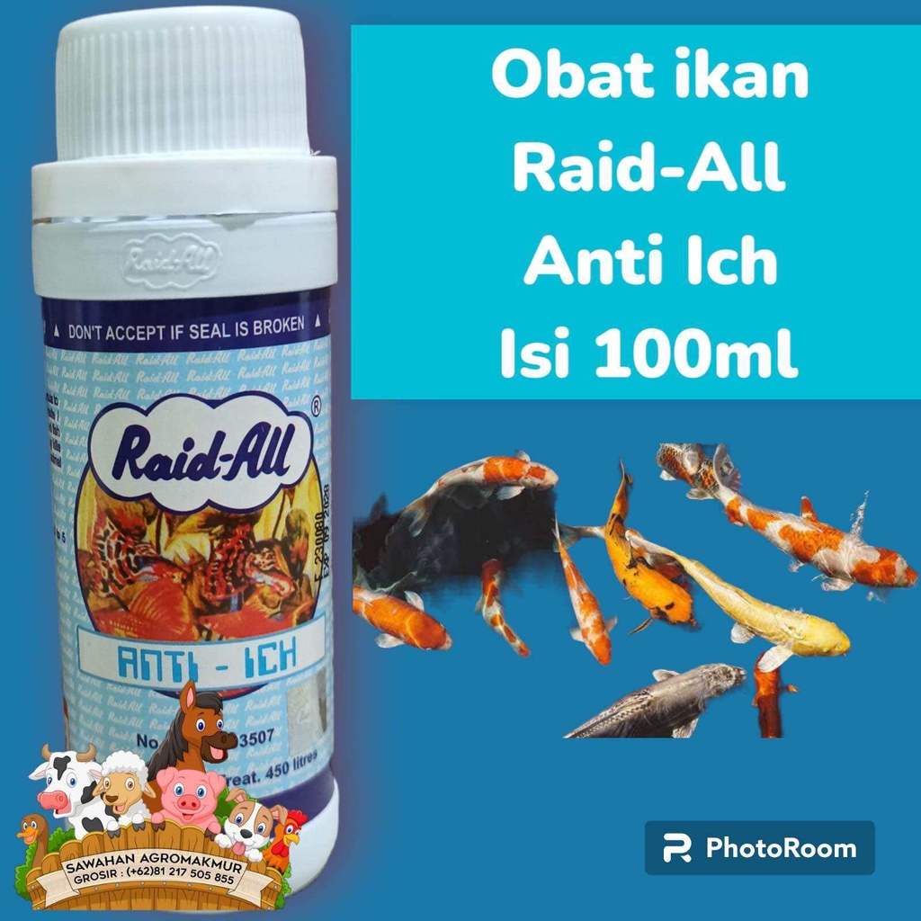 obat ikan anti jamur anti itch obat koki koi cupang guppy jamuran