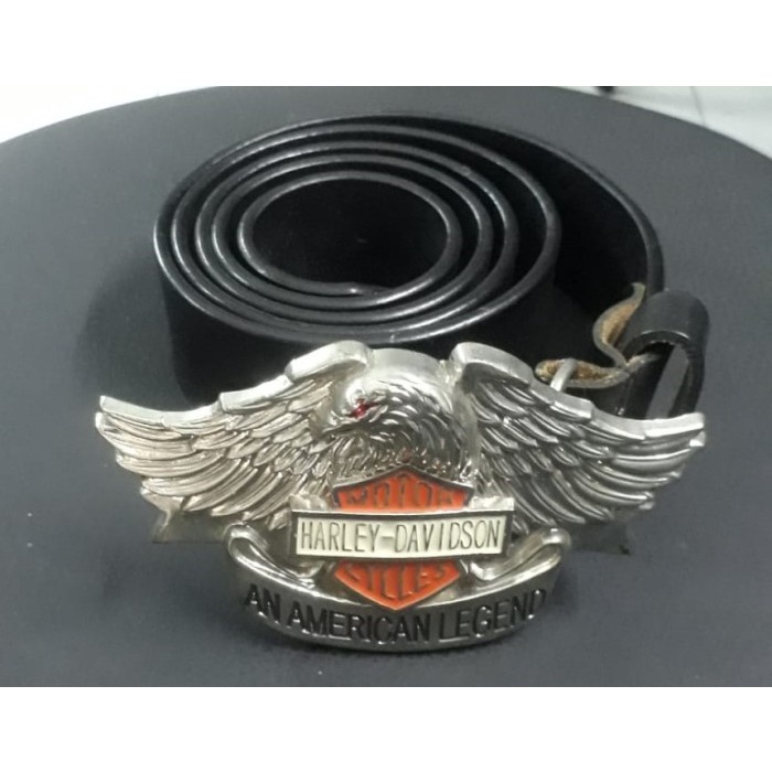 Ikat Pinggang Pria Kulit Asli Sabuk Cowok Harley Davidson
