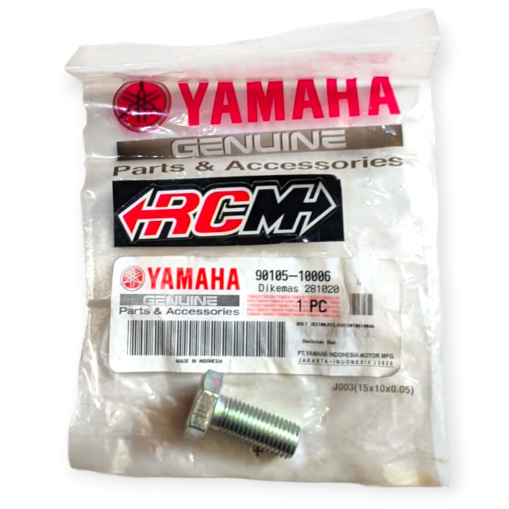 90105-10006 BOLT BAUT KOMSTIR SEGITIGA ATAS RXK RX K RX-K RX KING RXKING BYSON VIXION R15 ORI ORIGIN