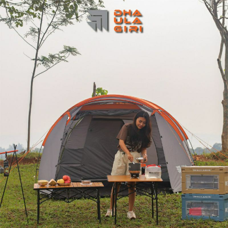 TENDA CAMPING NEW DHAULAGIRI TENT MAHIKA KAP 5 ORANG TENDA  OUTDOOR FAMILY/TENDA KELUARGA ORIGINAL