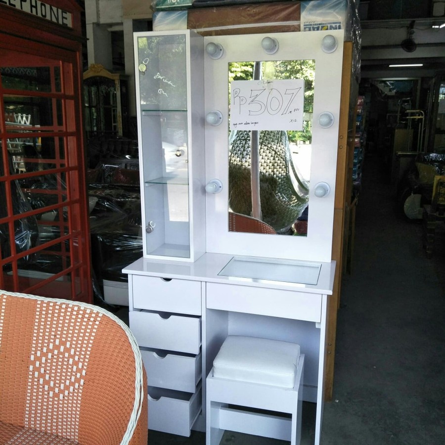 Meja rias minimalis tolet Kayu jati