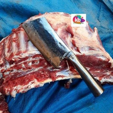 Pisau daging baja Tebal dan murah sudah sepuhan - cacah tulang daging murah tajam berkwalitas- pisau