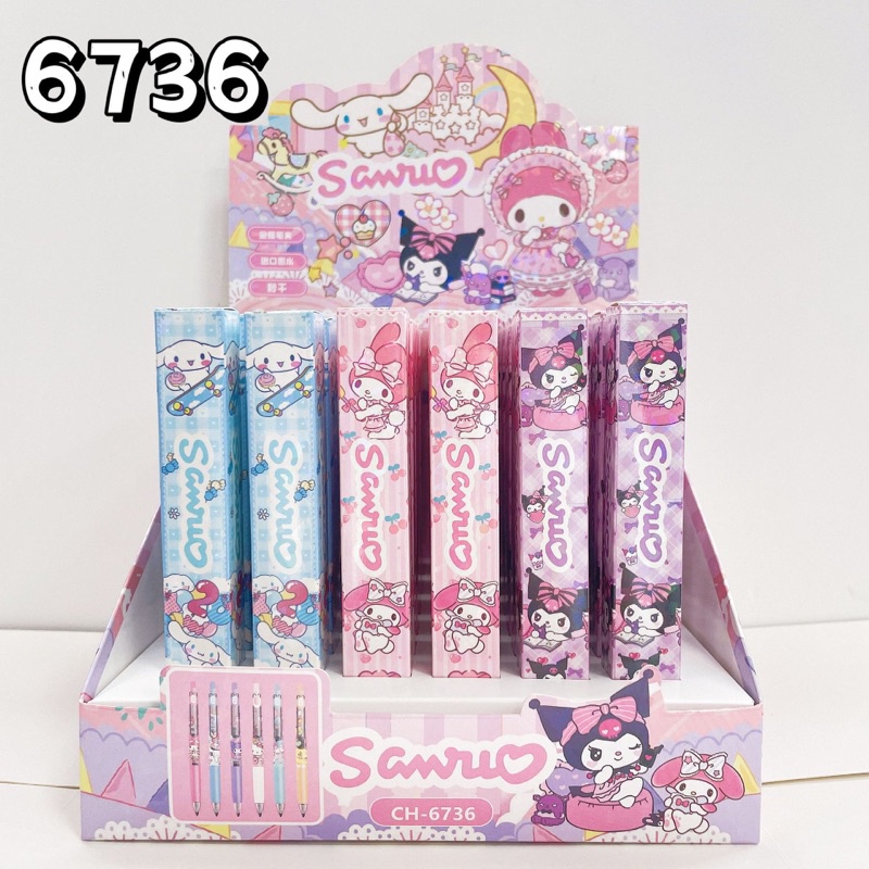 

(Yunita) PULPEN SANRIO 0.5MM BALLPOINT PENCINNAMOROLL KUROMI MELODY POM PURIN/PULPEN TEKAN KAWAII LUCU
