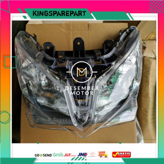 Lampu Depan Honda Vario 125 CBS OLD / Reflektor Lampu Depan Vario 125 Lama