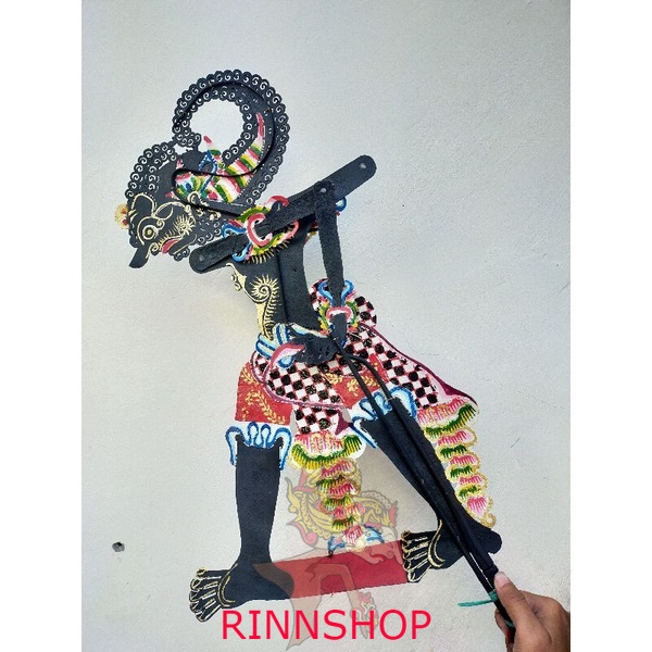 bima hitam / kulit asli/ cod / wayang murah