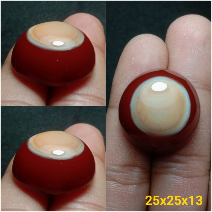 Natural Batu Akik Motif Gambar Pusaran Mata Dewa Puser Bumi Antik 42