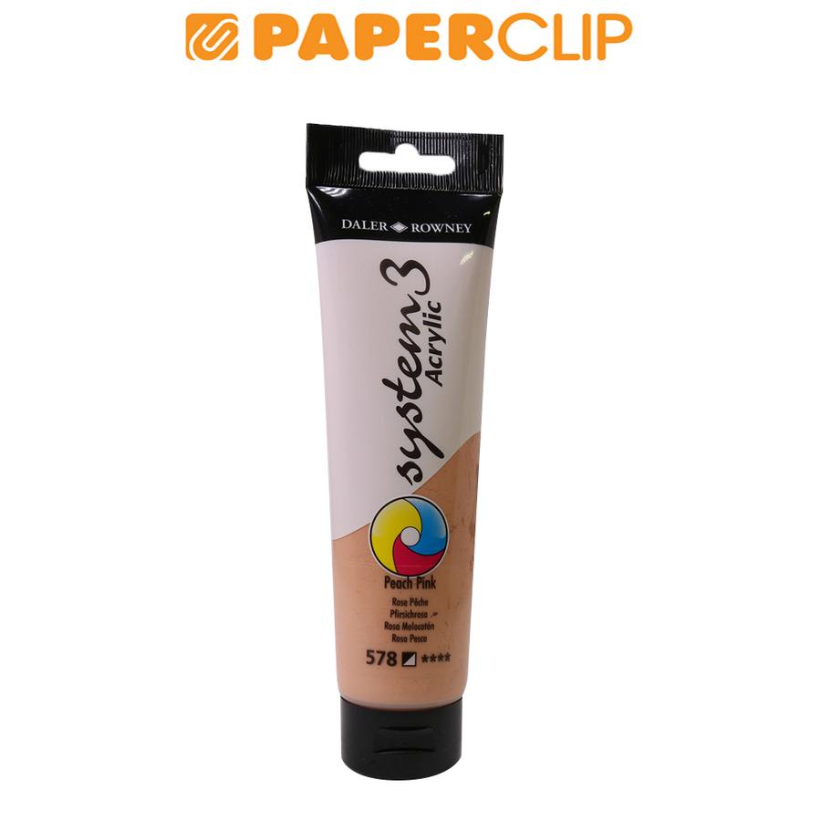 

ACRYLIC COLOR DALER ROWNEY SYSTEM3 150ML 129150578 PEACH PINK