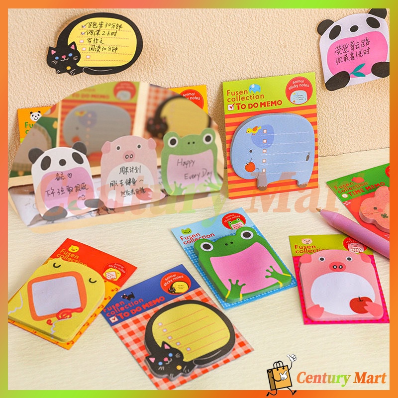 

Satu Keluarga Sticky Notes Motif Binatang A3 /Sticky Notes Lucu/Tempelan Kertas Catatan Memo Note Karakter Animal Lucu Unik