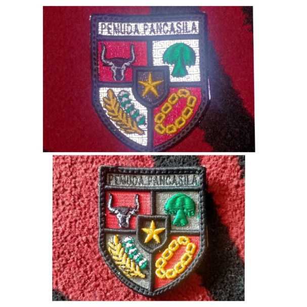 Bordir Bordir atribut pemuda Pancasila bordir timbul nyalabisa pesan satuan