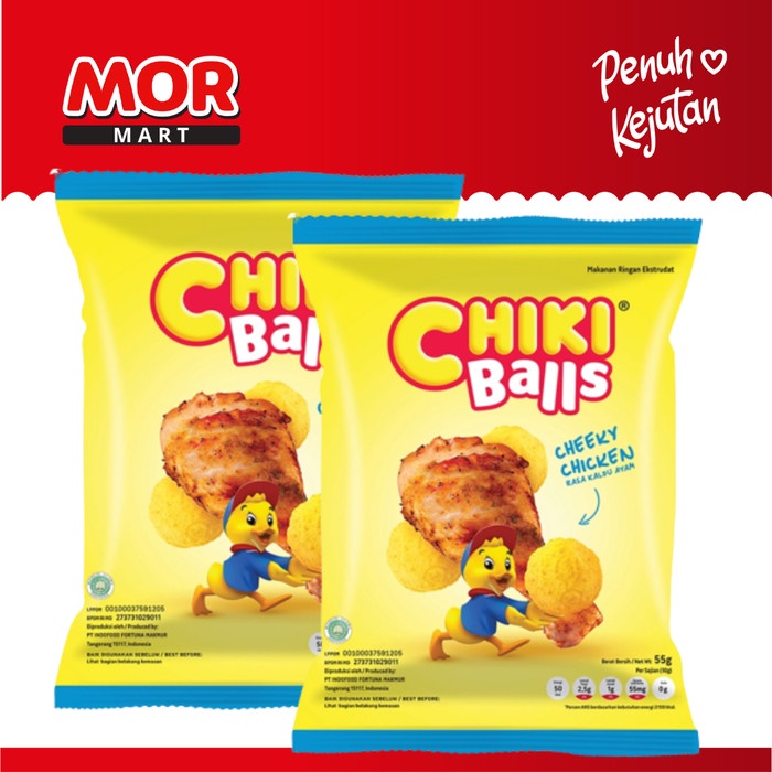 

Beli 2 Lebih Murah - CHIKI BALLS Cheeky Chicken 55gr