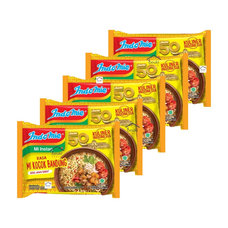 

5PCS Indomie Kuliner Kuah Mi Kocok Bandung Khas Jawa Barat