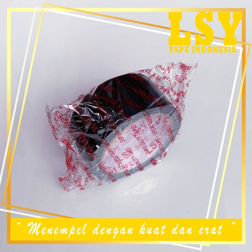 

LSY Lakban Kain Hitam 2inch x 10meter Full | Cloth Tape Warna 2inch