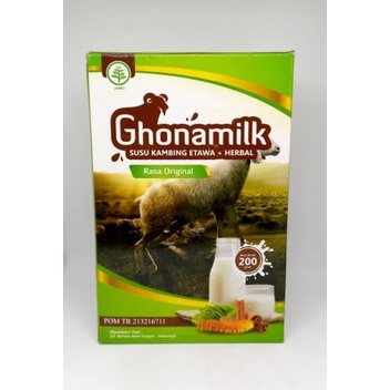 

Ghonamilk SUSU KAMBING ETAWA + HERBAL Rasa Original