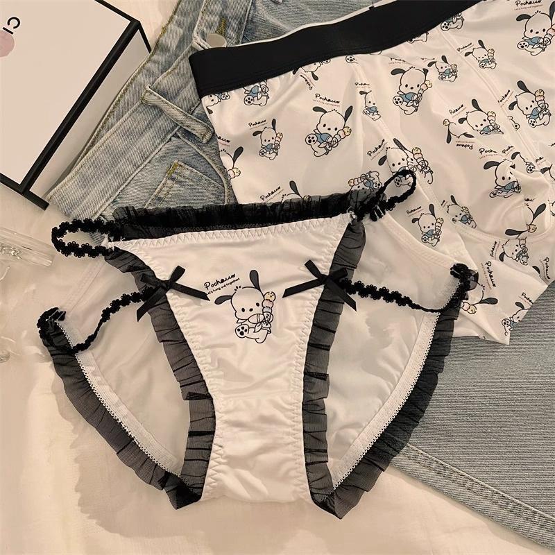 Couple underwear cartoon sweet printed underwear