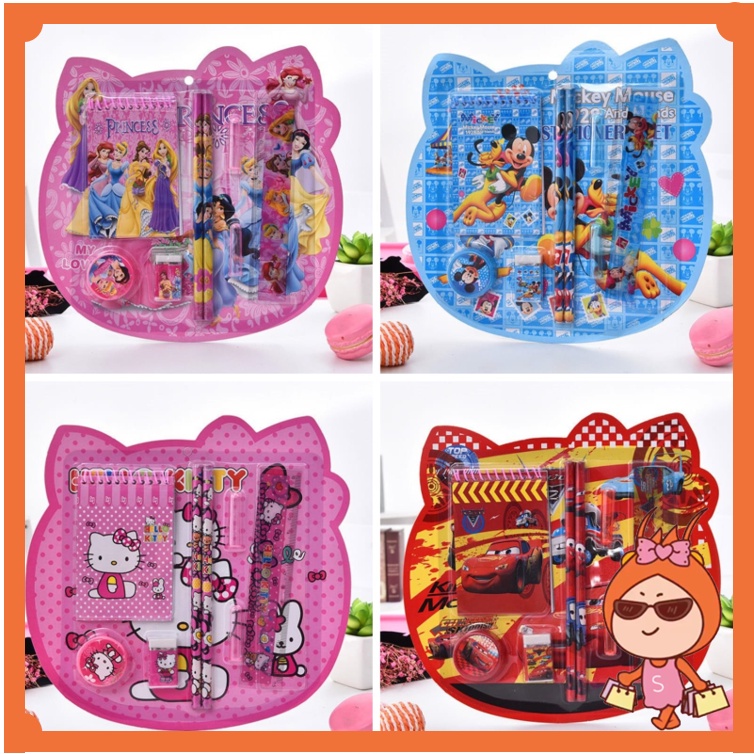 

Reseller Welcome - S5931 Stationary Set Karakter Kartun / Set Alat Tulis 8 In 1 / Set Alat Tulis Kartun Lucu / Stationery Set 8 In 1 Lucu