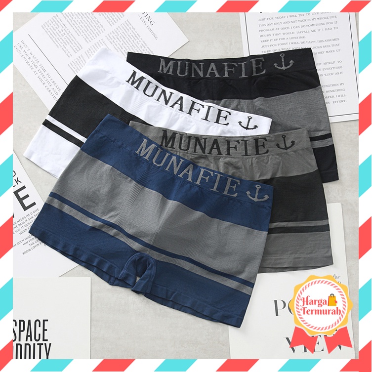 Harga Termurah - C1131 Men Underwear / Sempak Cowok / Celana Dalam Boxer Pria / CD 2 Warna / Pakaian
