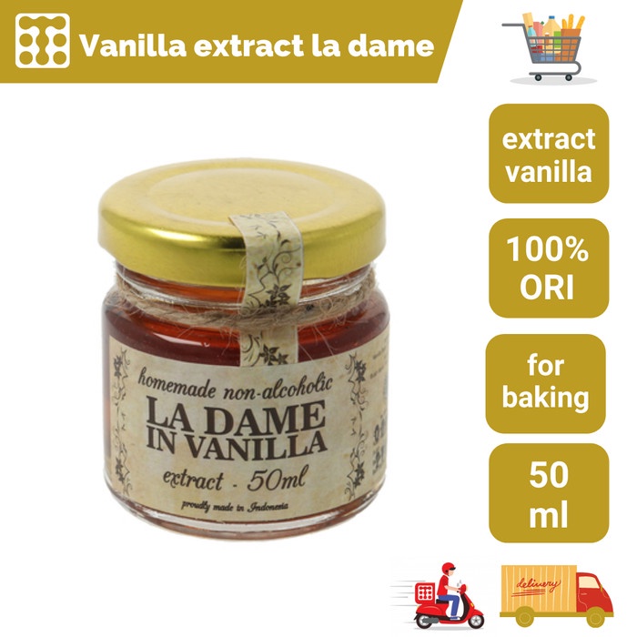 

[Big Sale] VANILLA EXTRACT NON ALKOHOL LA DAME 50 ML
