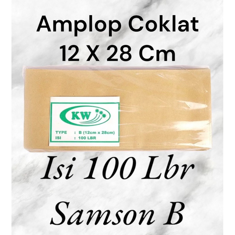 

Amplop Coklat Samson B || Amplop Dokumen
