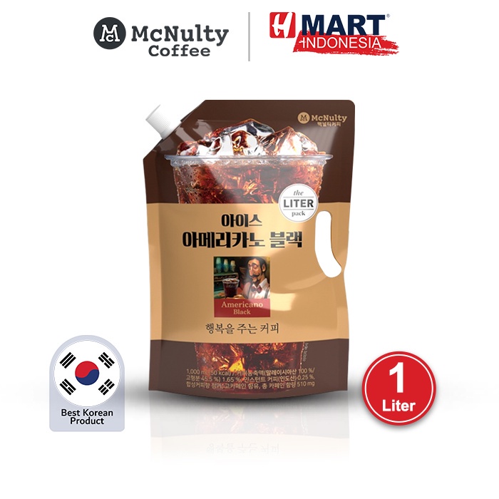 

COD McNulty Coffee Ice Americano Black - Minuman Kopi Hitam 1L