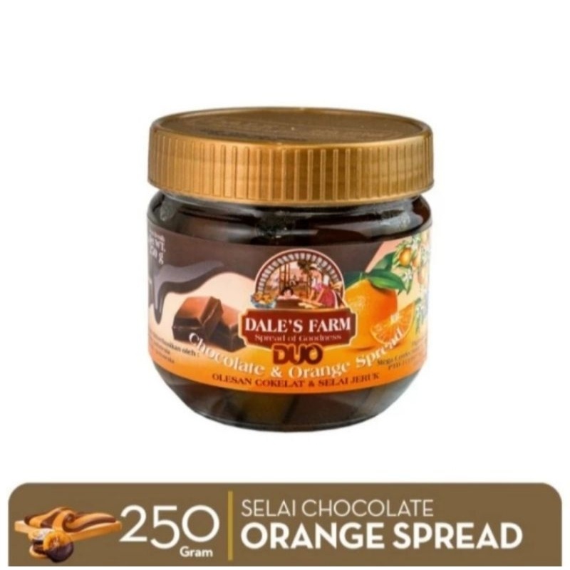 

COD Dale's Farm Duo Chocolate & Orange spread 250gr