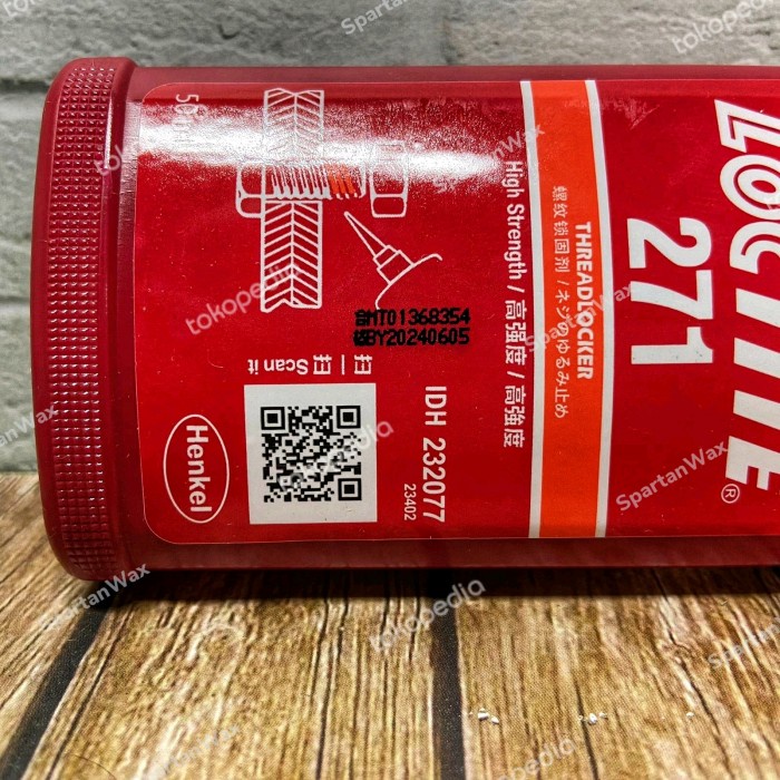Loctite 271 / lem baut / threadlocker loctite 271 /pelumas baut 50 ml